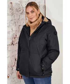 Stoy Abbey Tech Womens Plus Size Snow Jacket Black size 26