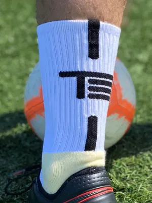 Tee3 Grip Sock Academy - White