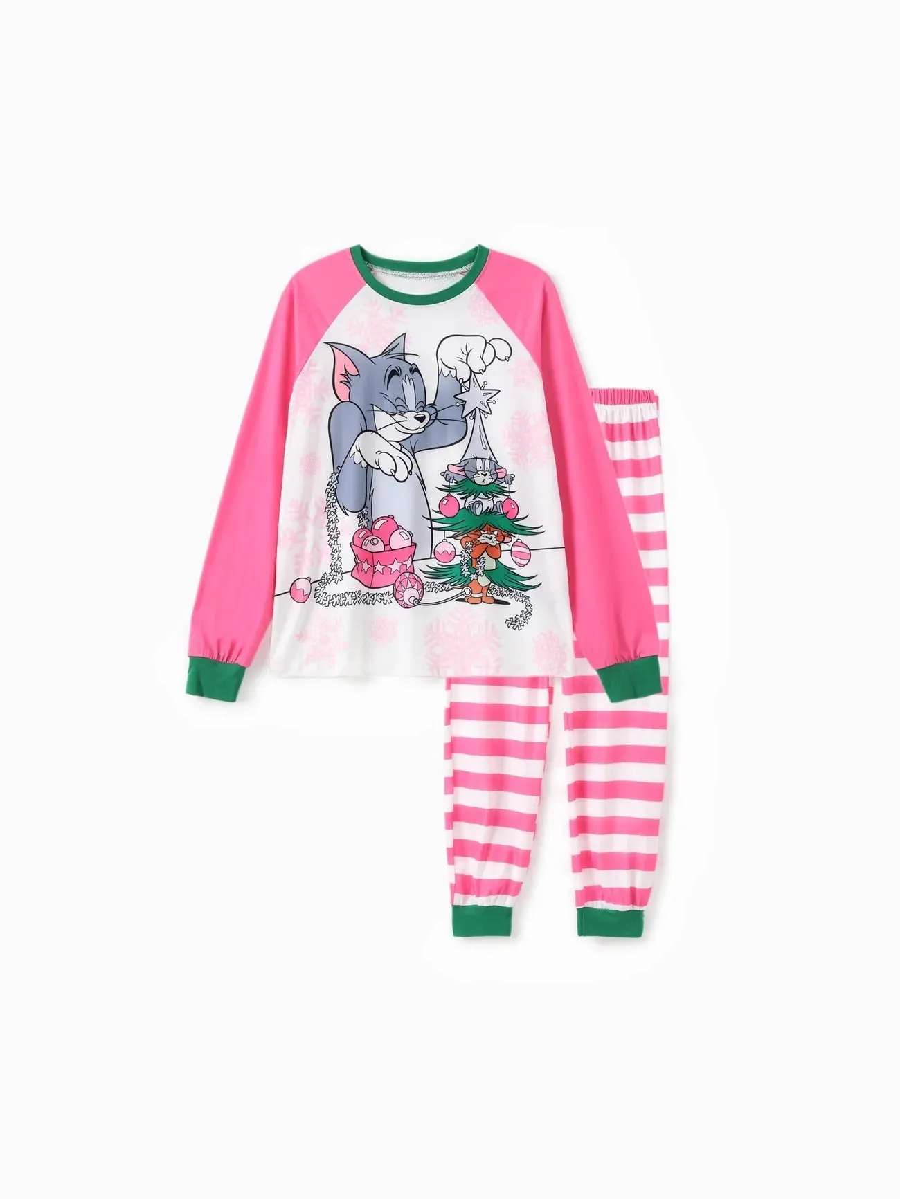 Tom And Jerry Printed Family Matching Pajama Set