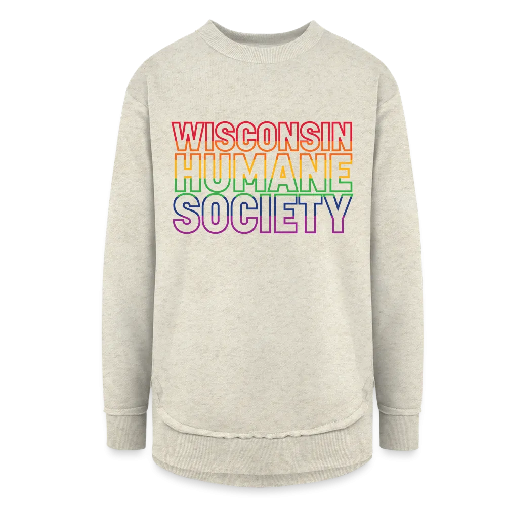 WHS Pride Rainbow Weekend Tunic Fleece Sweatshirt