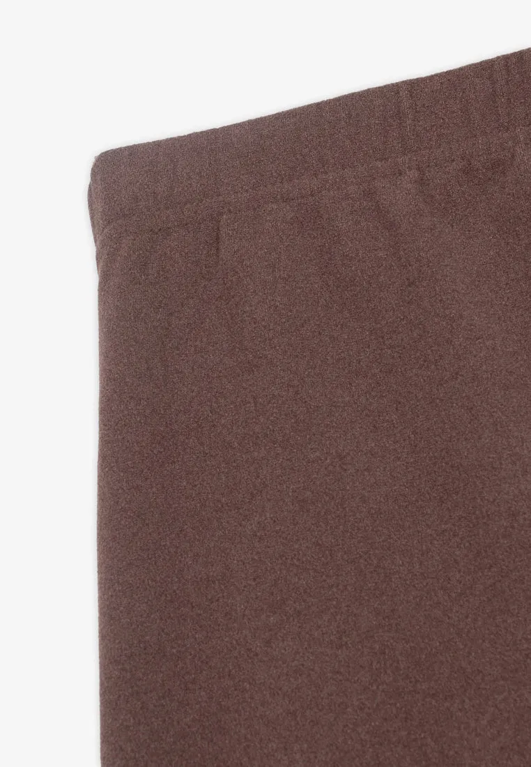 Winnie Cozy Thick Leggings - Coco Brown