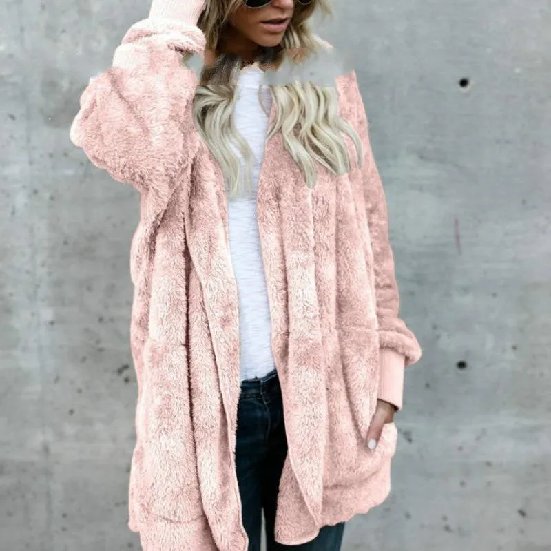 Women's Plush Warm Cotton Coat