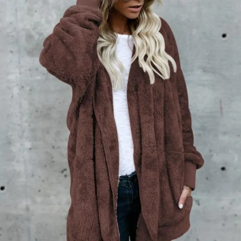 Women's Plush Warm Cotton Coat