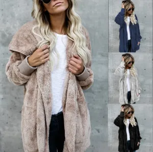 Women's Plush Warm Cotton Coat