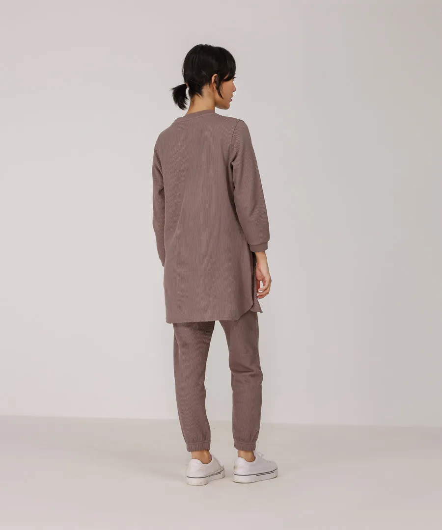 Women's Tunic Waffle Knit Shirt